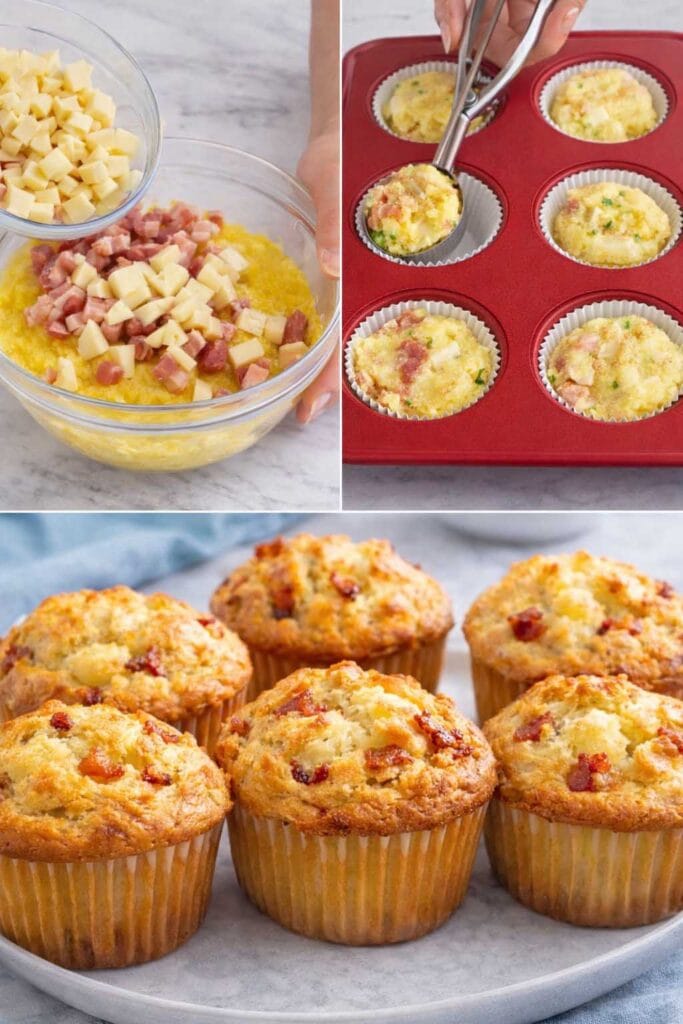 Li preparo quando ho delle patate bollite avanzate e voglia di qualcosa di salato che piaccia a tutti: muffin di patate morbidi e filanti senza usare farina né lievito!