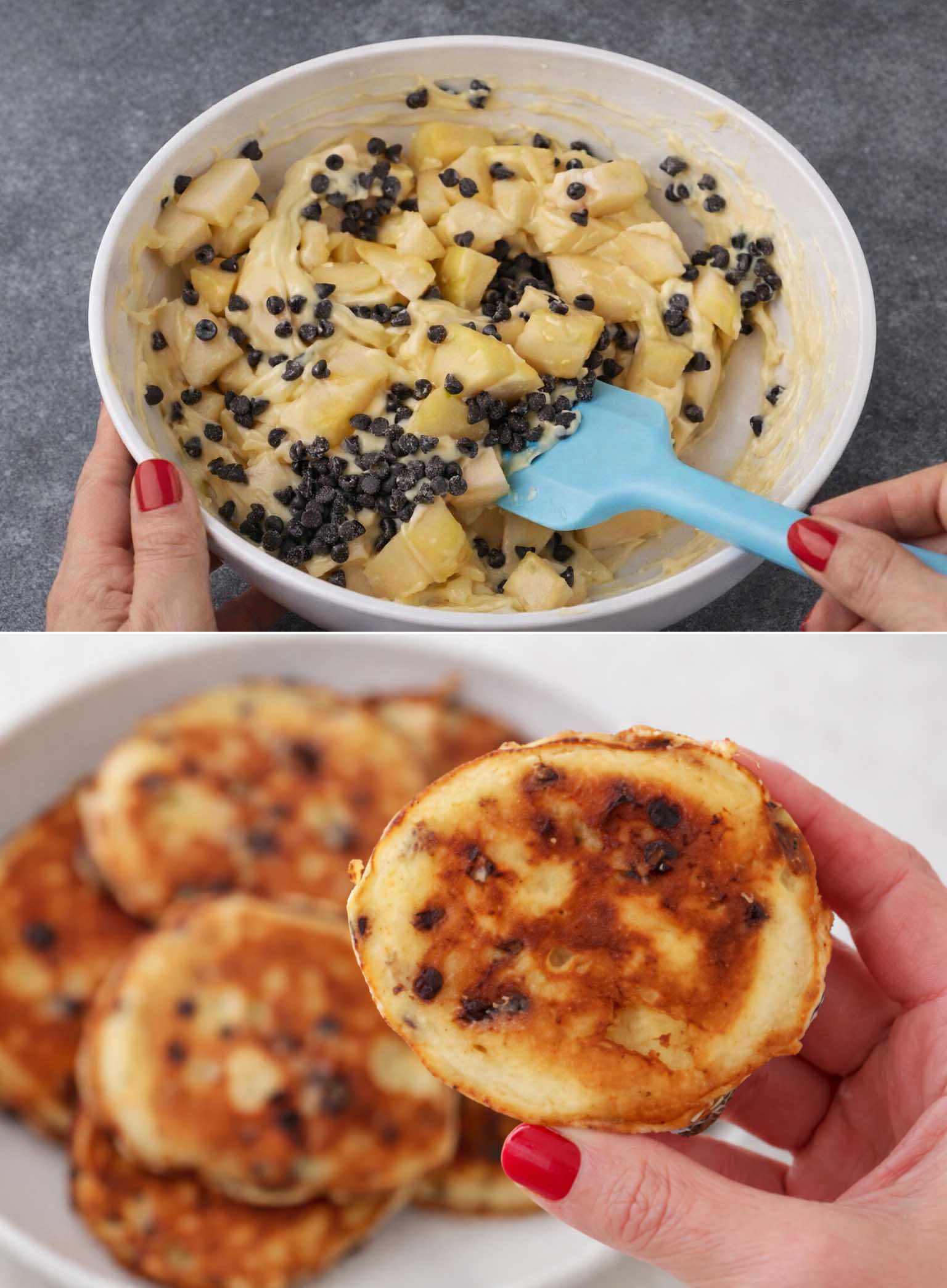 Pancake ricotta e pere