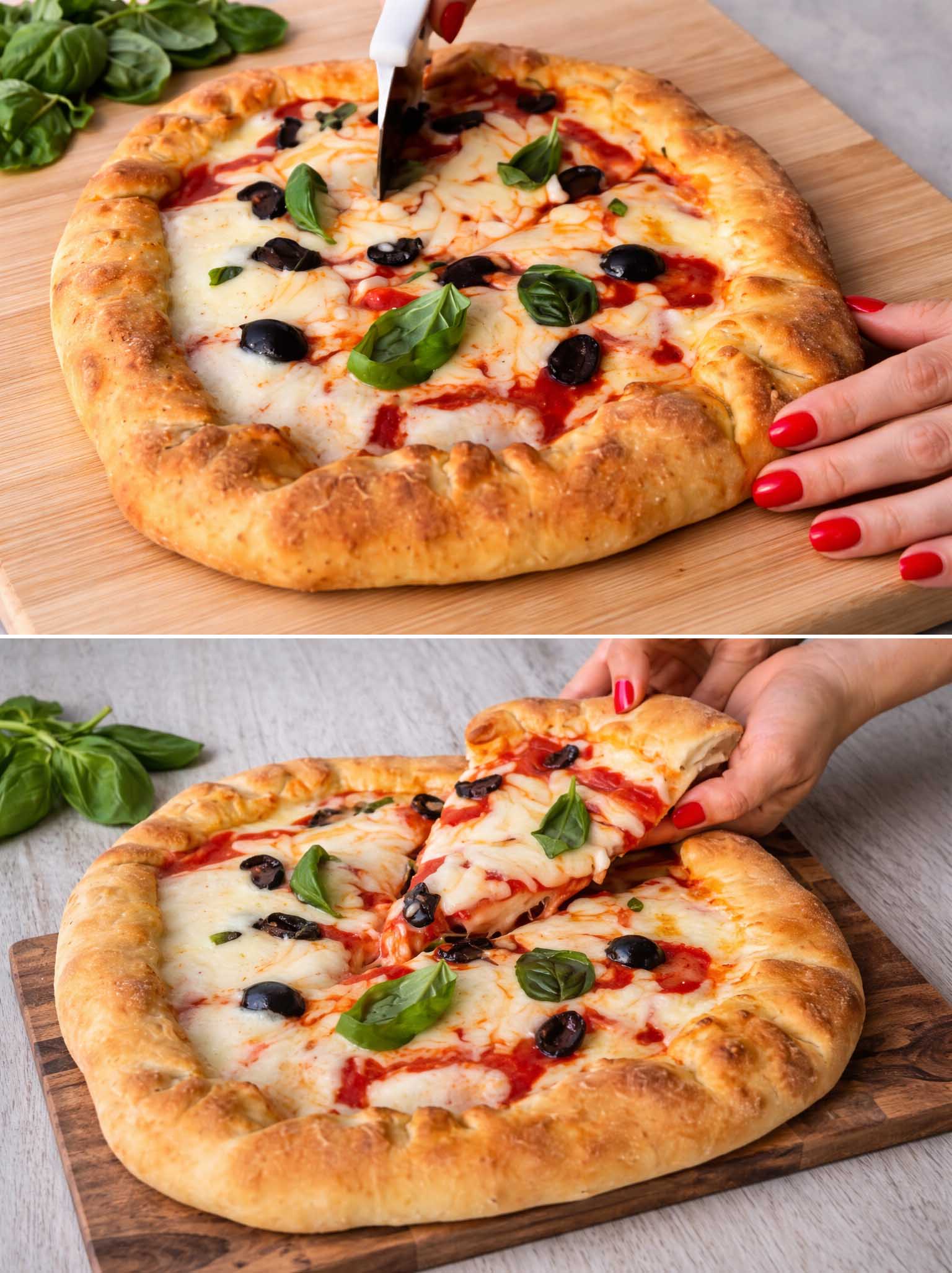 Pizza allo yogurt greco