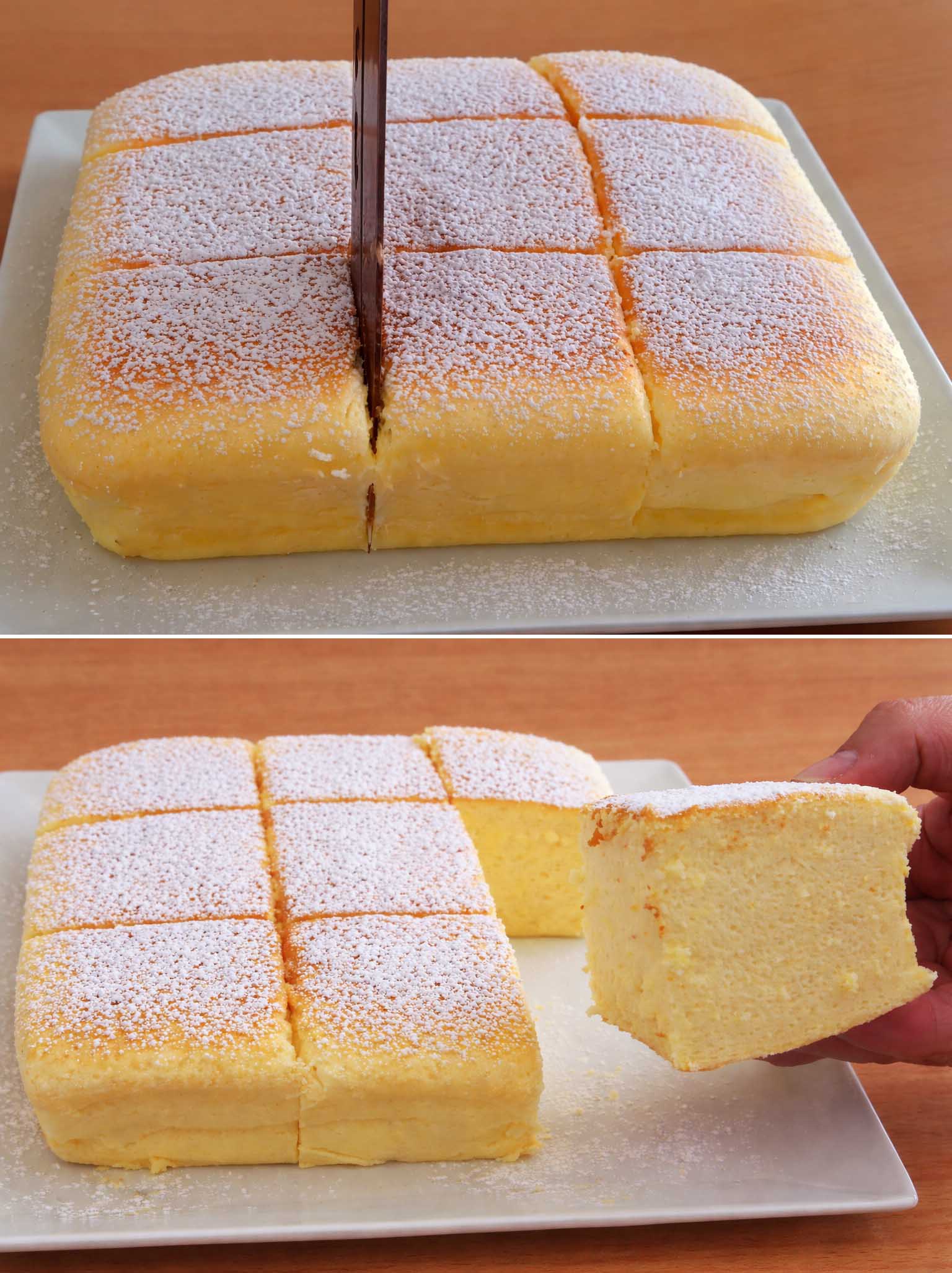 Torta cremosa all'arancia