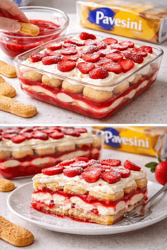 Tiramisù alle fragole light: il dessert senza cottura e sensi di colpa