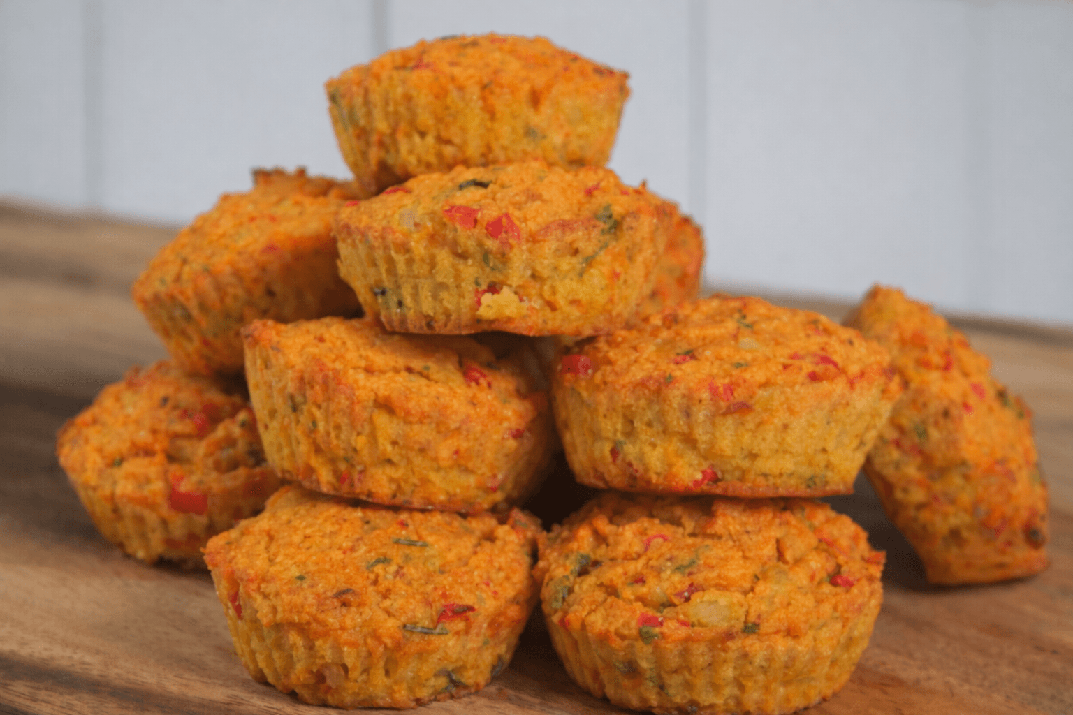 Muffin di lenticchie e verdure