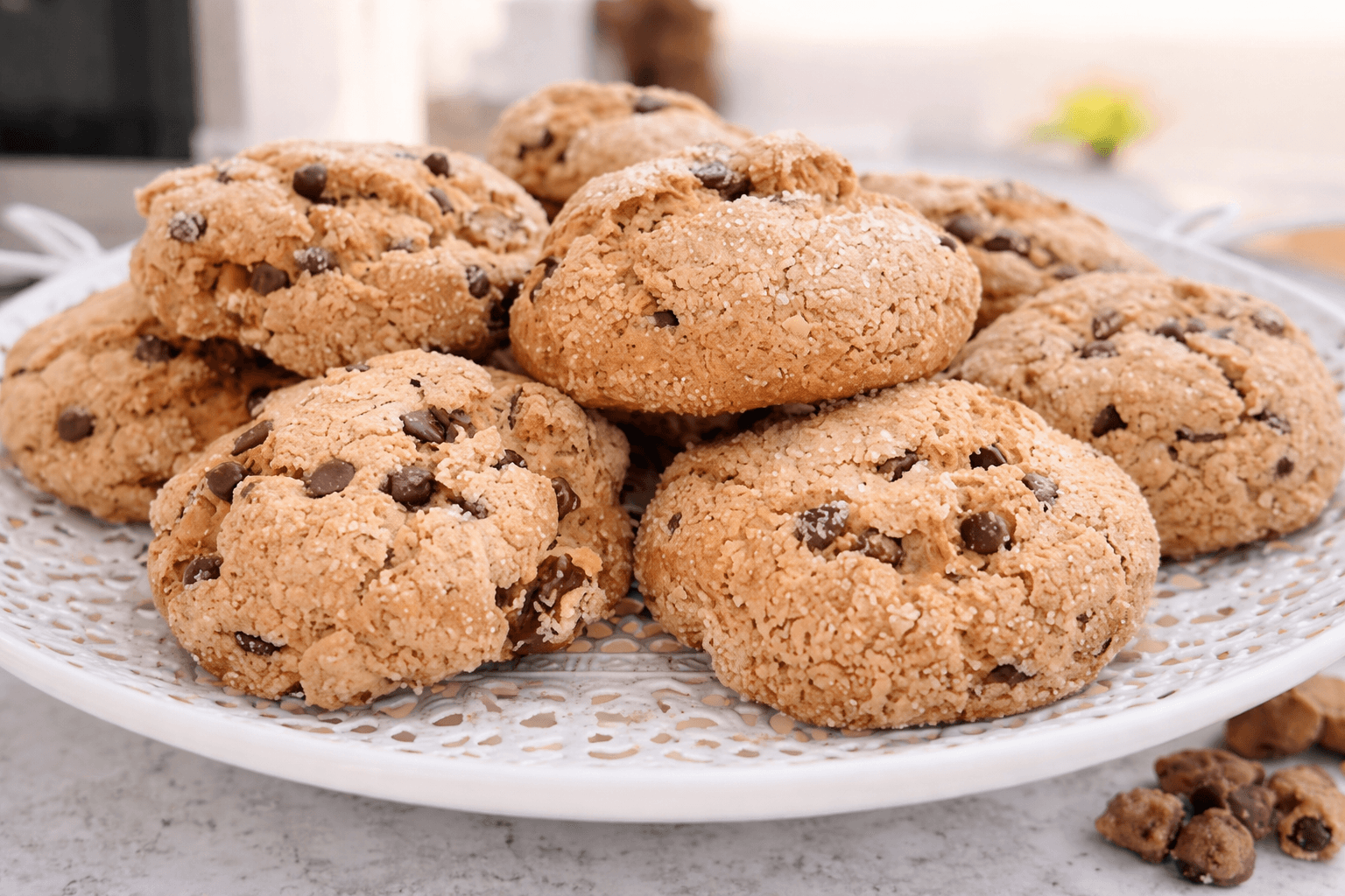 Biscotti noci e cioccolato