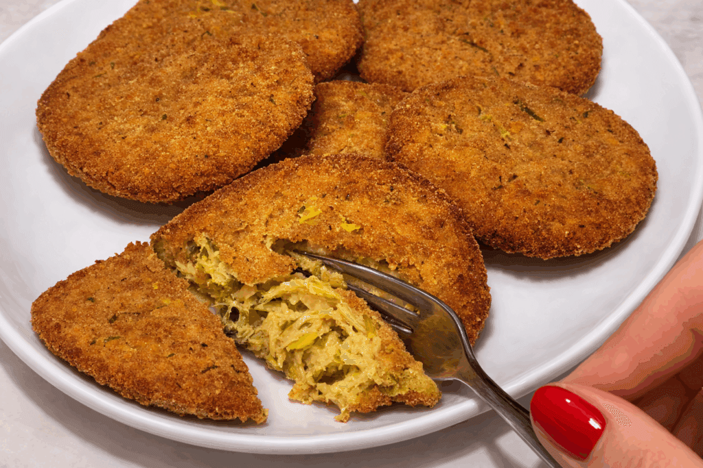 Sto cercando di mangiare più leggero e volevo una cena senza carne, queste cotolette di zucchine mi stanno salvando: facili da fare, croccanti al punto giusto e molto più buone del previsto!