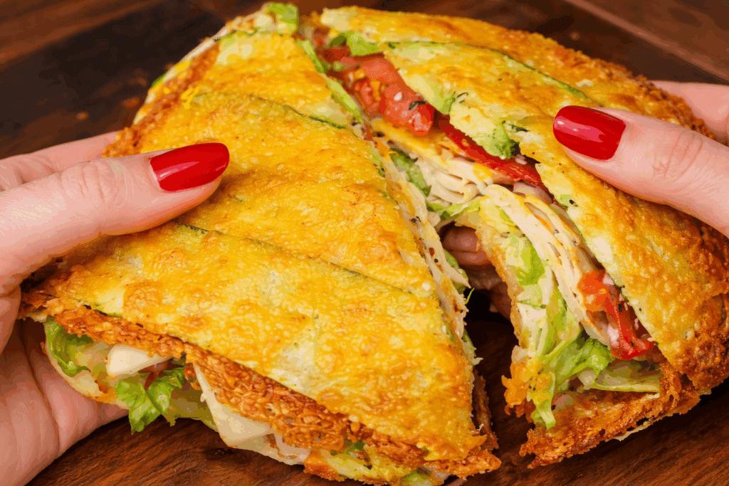 Avevo solo una zucchina in frigo e nessun pane: così ho fatto questo sandwich croccante e filante che ormai non mi faccio ma mancare, fa bene e resto in linea!