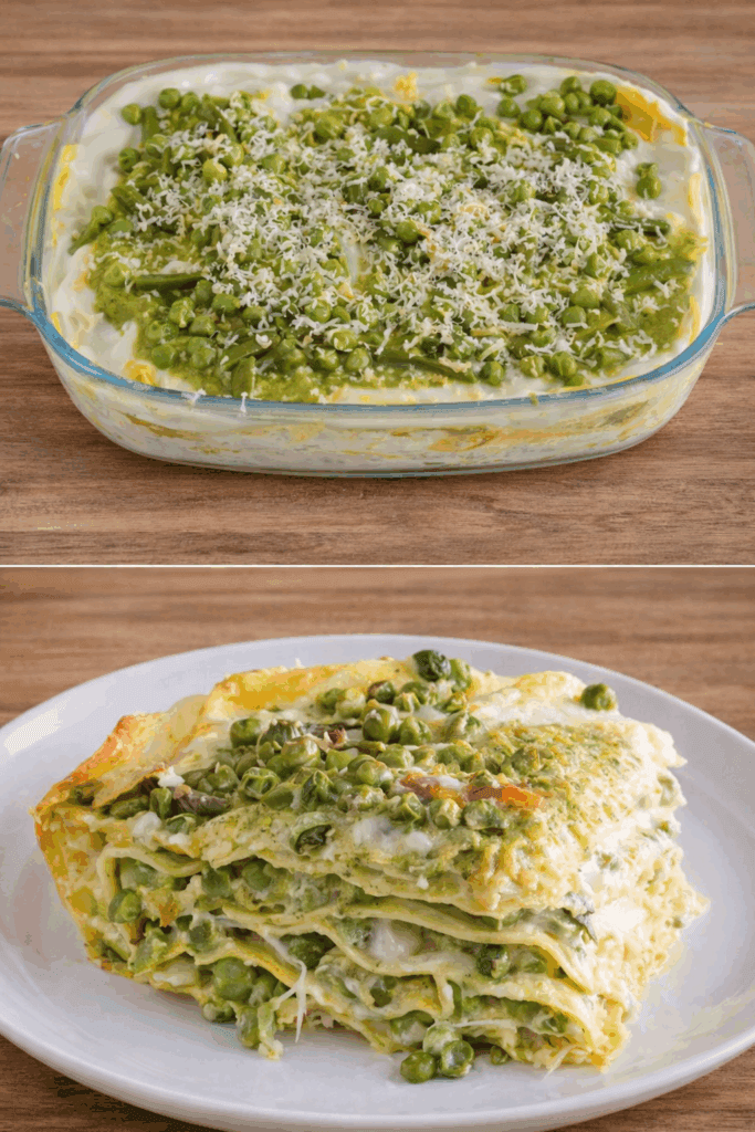 Non avevo voglia della classica lasagna troppo ricca, così ho preparato questa di primavera: piena di verdure di stagione, cremosa dentro, gratinata sopra e perfetta quando vuoi qualcosa di buono ma più fresco!