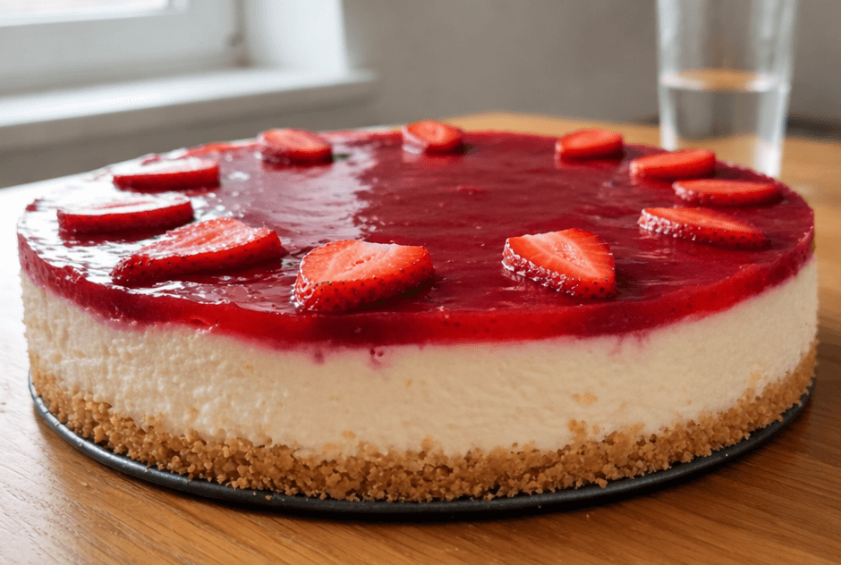 Cheesecake alle fragole light