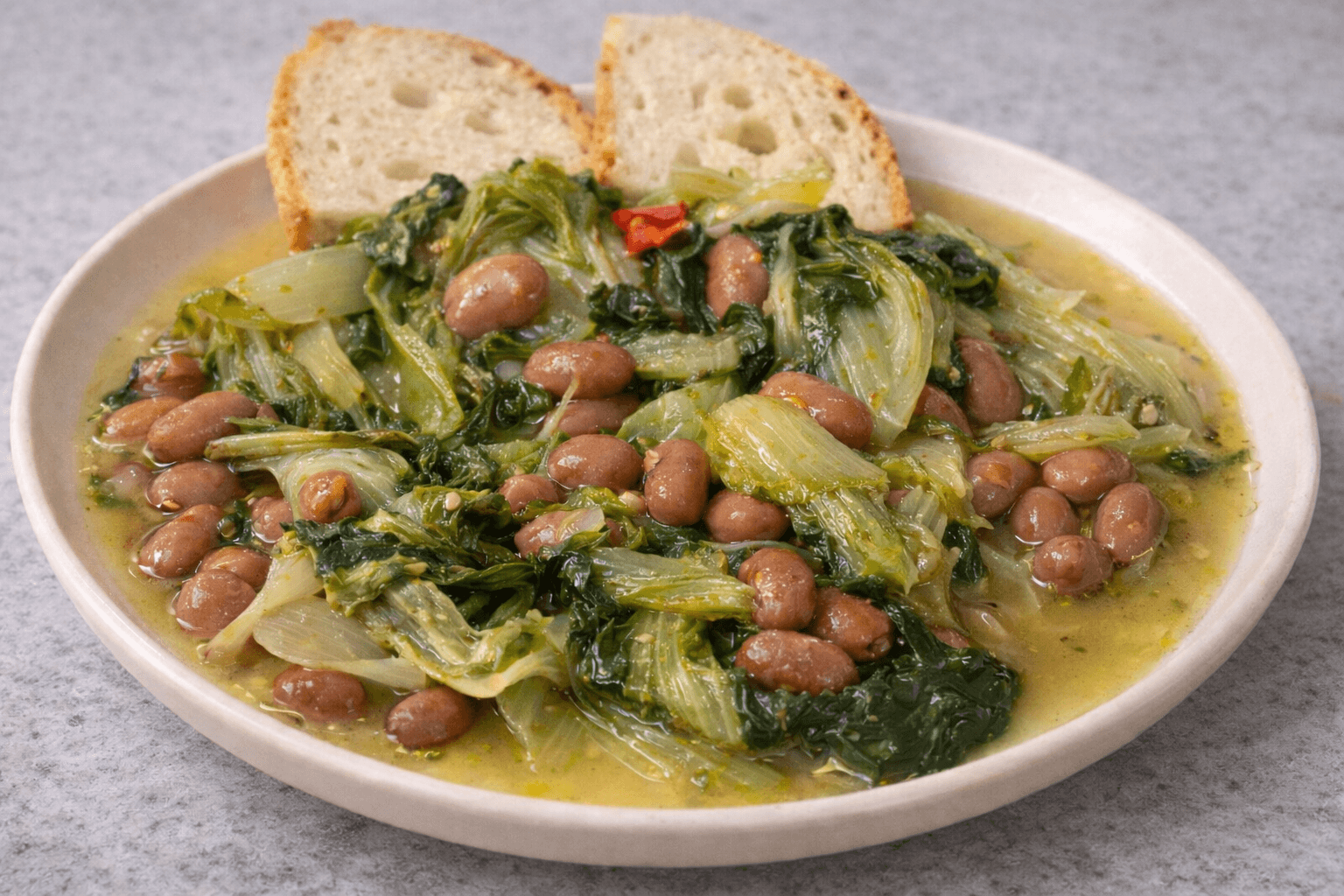 Fagioli e scarola