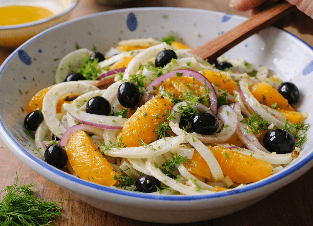 Insalata finocchi e arance