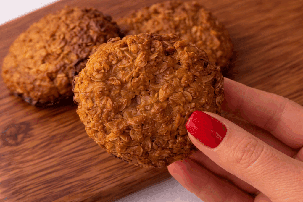 Non avevo latte né uova, ma sono riuscita comunque a fare questi biscotti d’avena con soli 3 ingredienti e sono ancora più buoni!