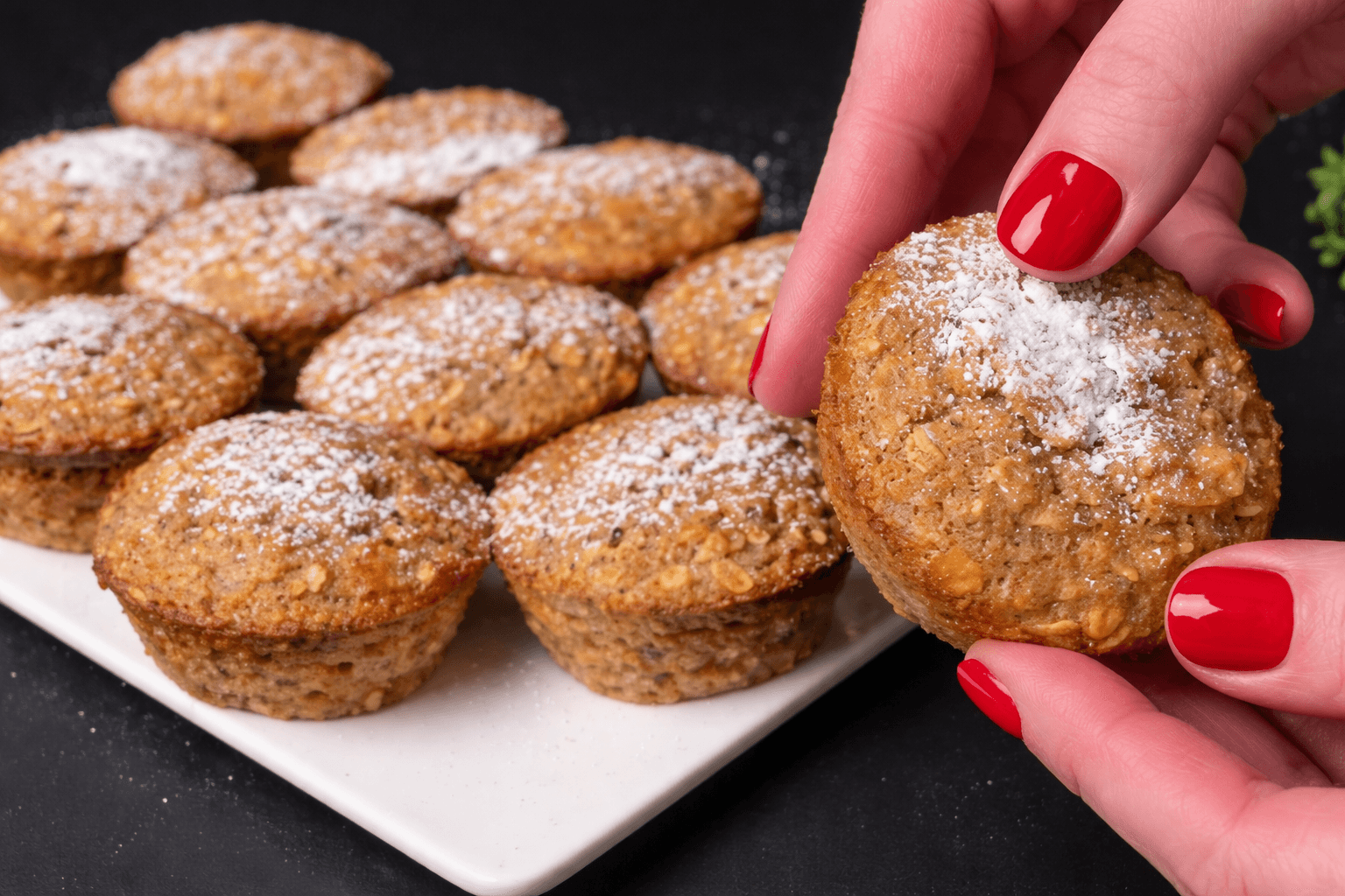 Muffin di avena e frutta