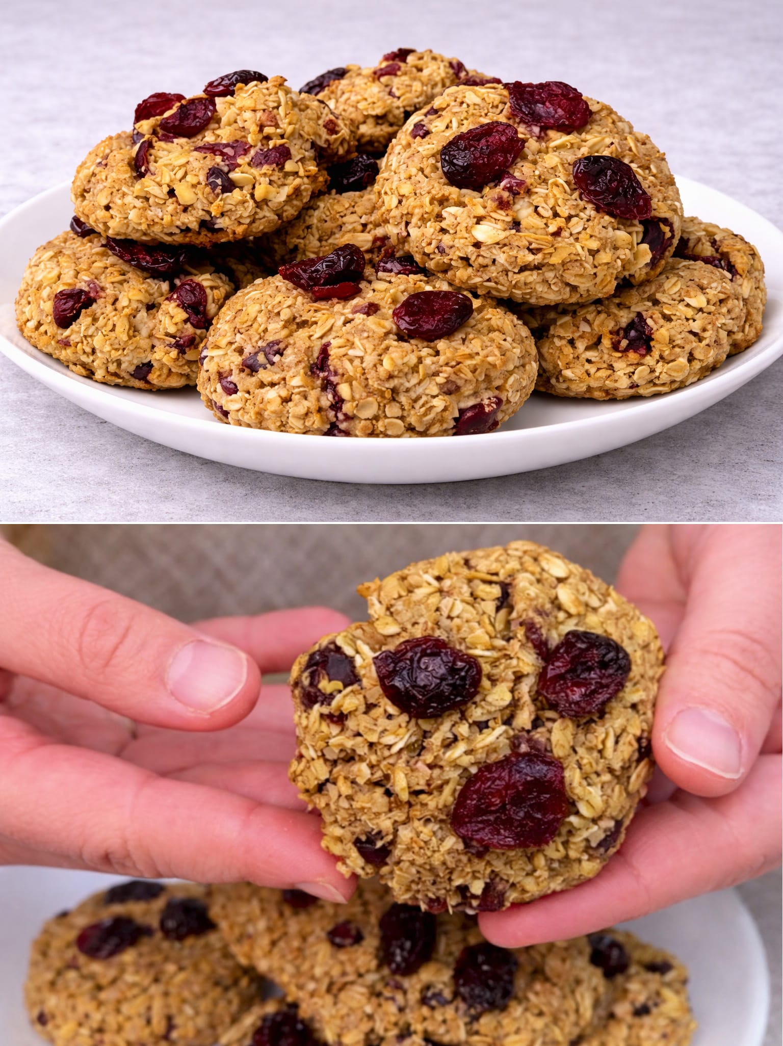 Biscotti di avena e frutta secca