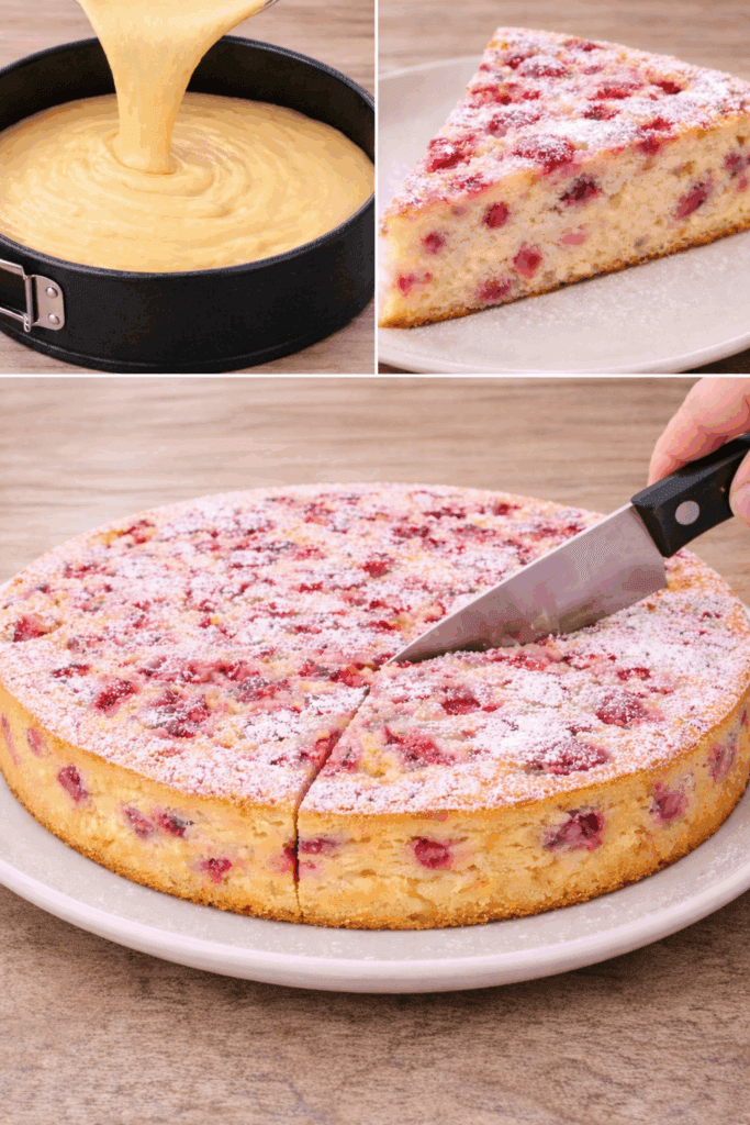 Quando trovo delle belle fragole preparo sempre questa torta con ricotta e limone leggera, è buona, nutriente e ha solo 170 Kcal!