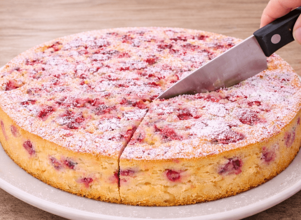 Torta ricotta e fragole
