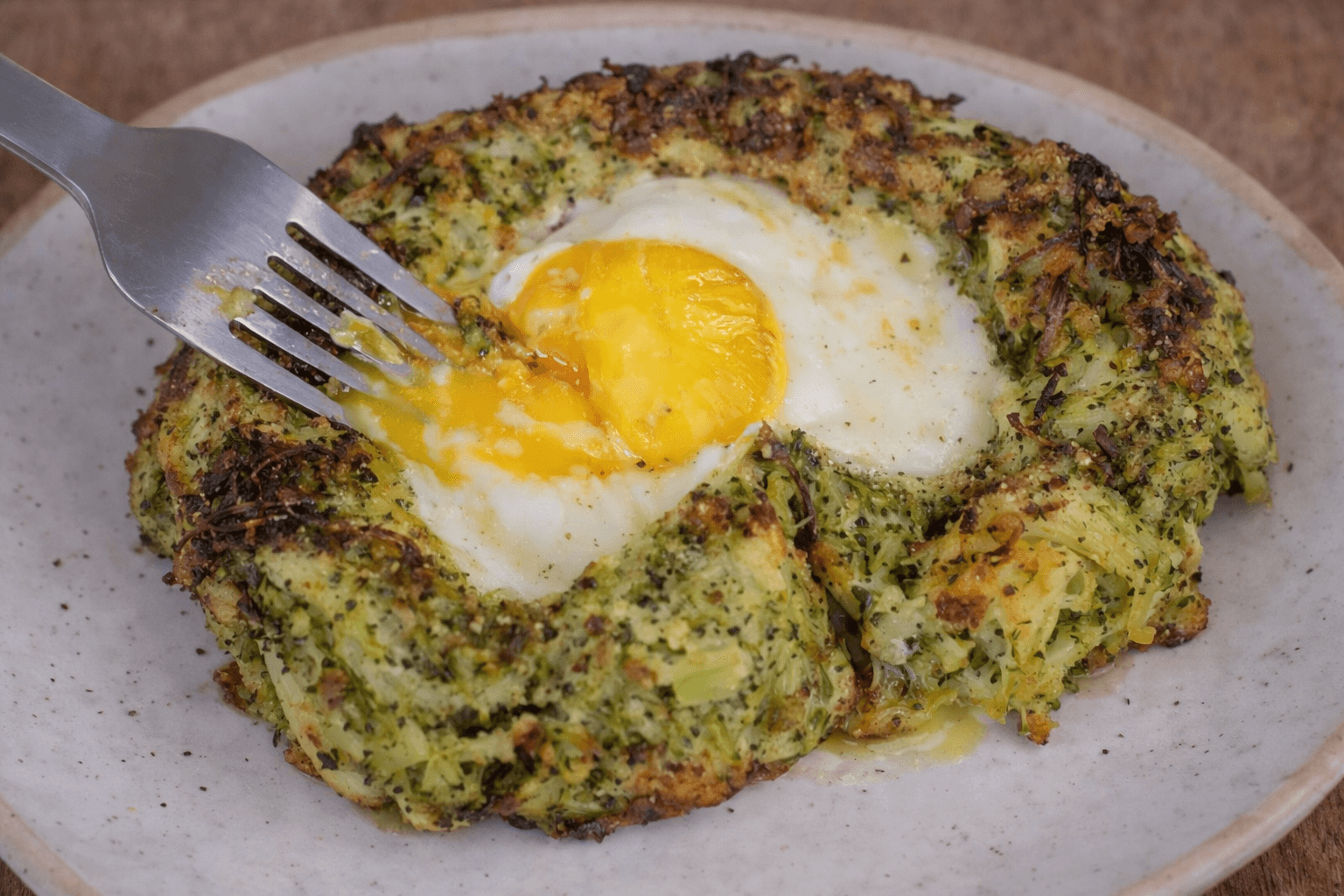 Burger di broccoli e uova