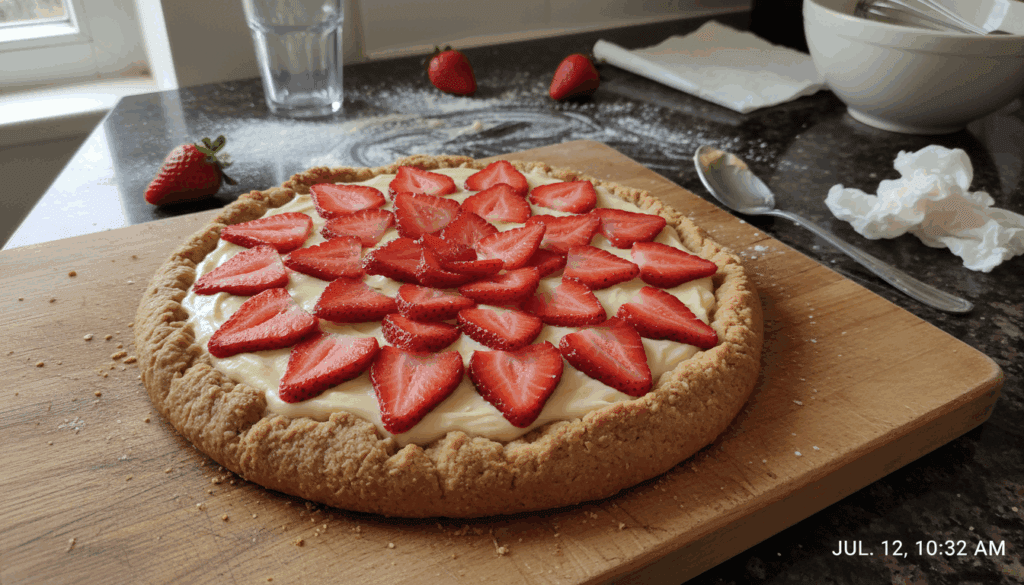 Crostata con fragole light: la ricetta sana e senza burro