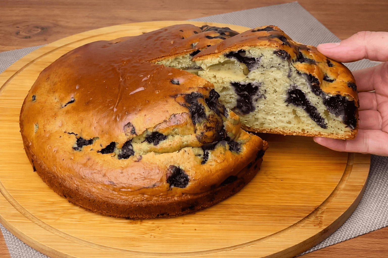 Torta di mirtilli