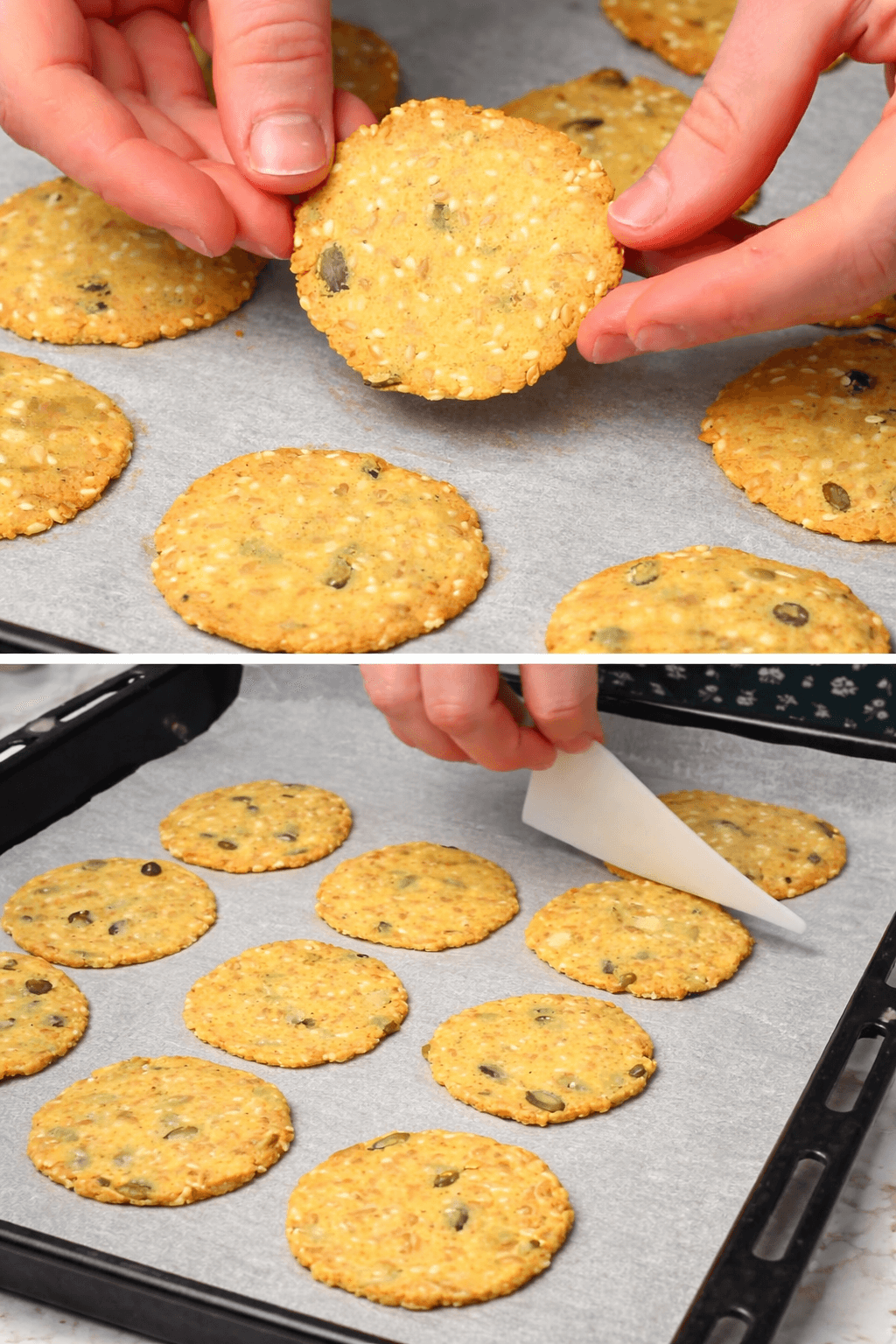 Crackers di lenticchie