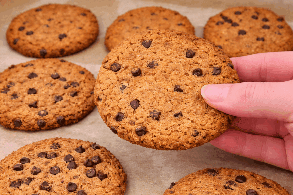 Sono una nutrizionista e questi biscotti di ceci con cioccolato li mangio a colazione: più ricchi di fibre e proteine e non si sentono neanche. Per me sono stata una vera scoperta!