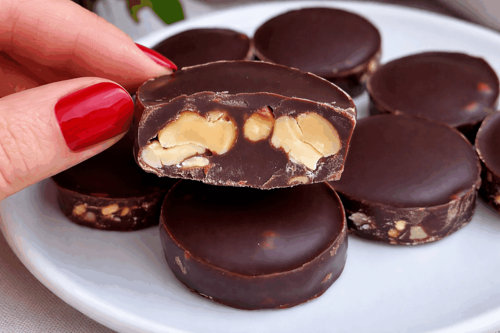 Mi andava qualcosa di tanto cioccolatoso, così ho fatto questi dolcetti furbi senza forno: ti tolgono le voglie e sono molto sazianti!