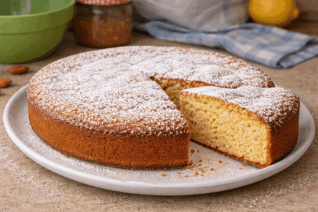 Torta veloce alle mandorle: soffice, facile e senza burro!