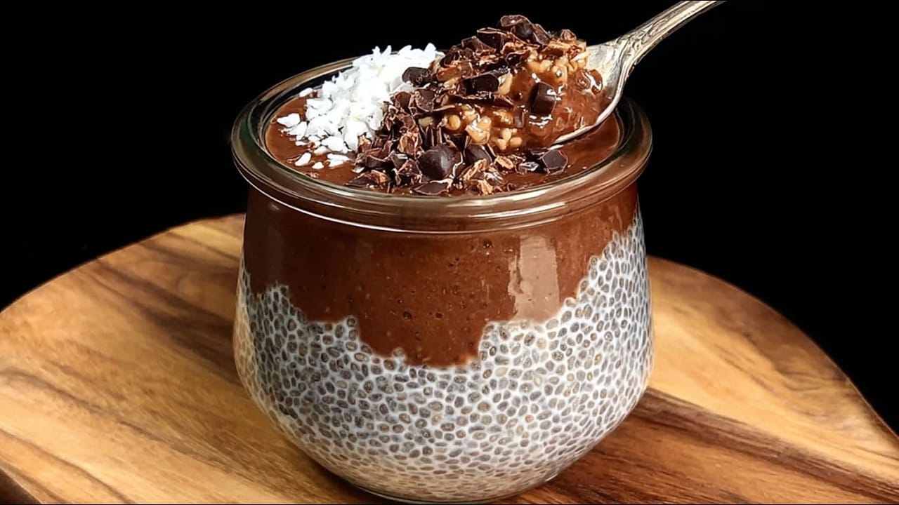 Dessert cremoso chia e cioccolato