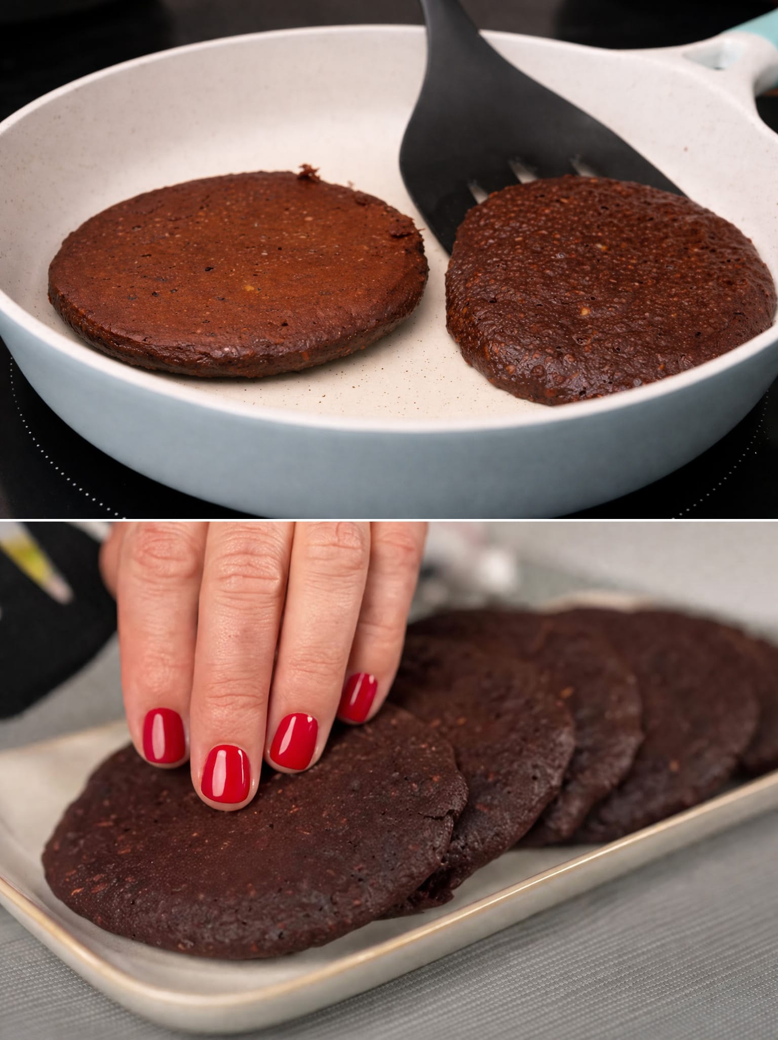 Pancake di avena e cacao