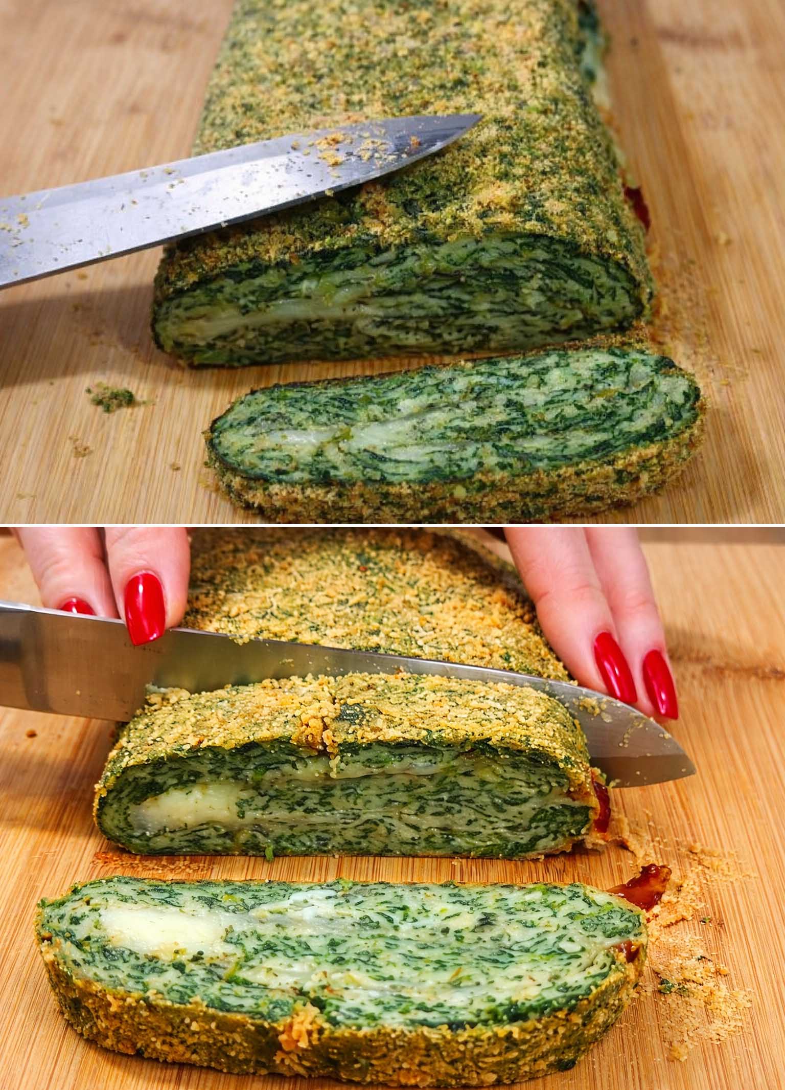 Polpettone di spinaci