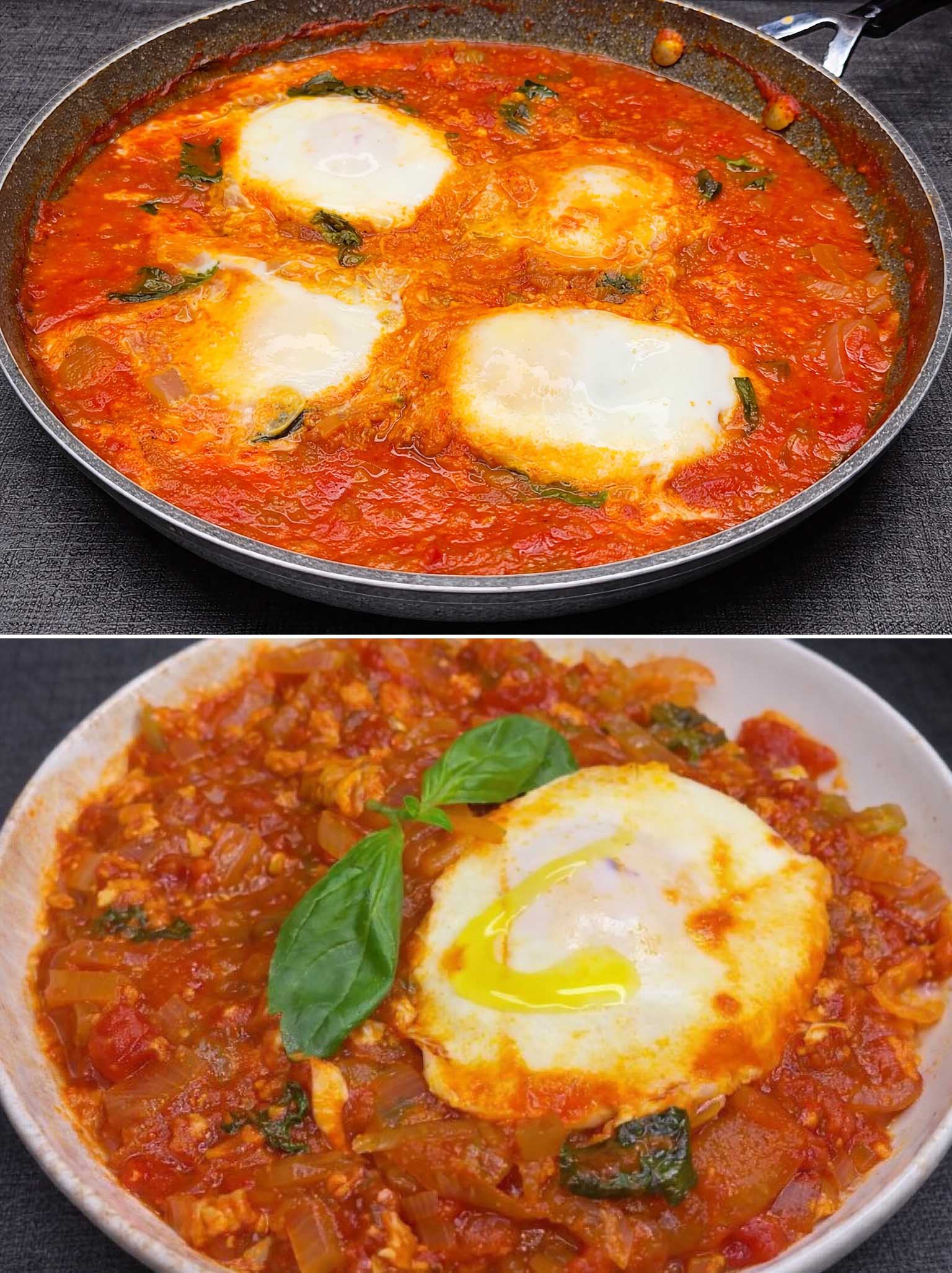 Uova al pomodoro
