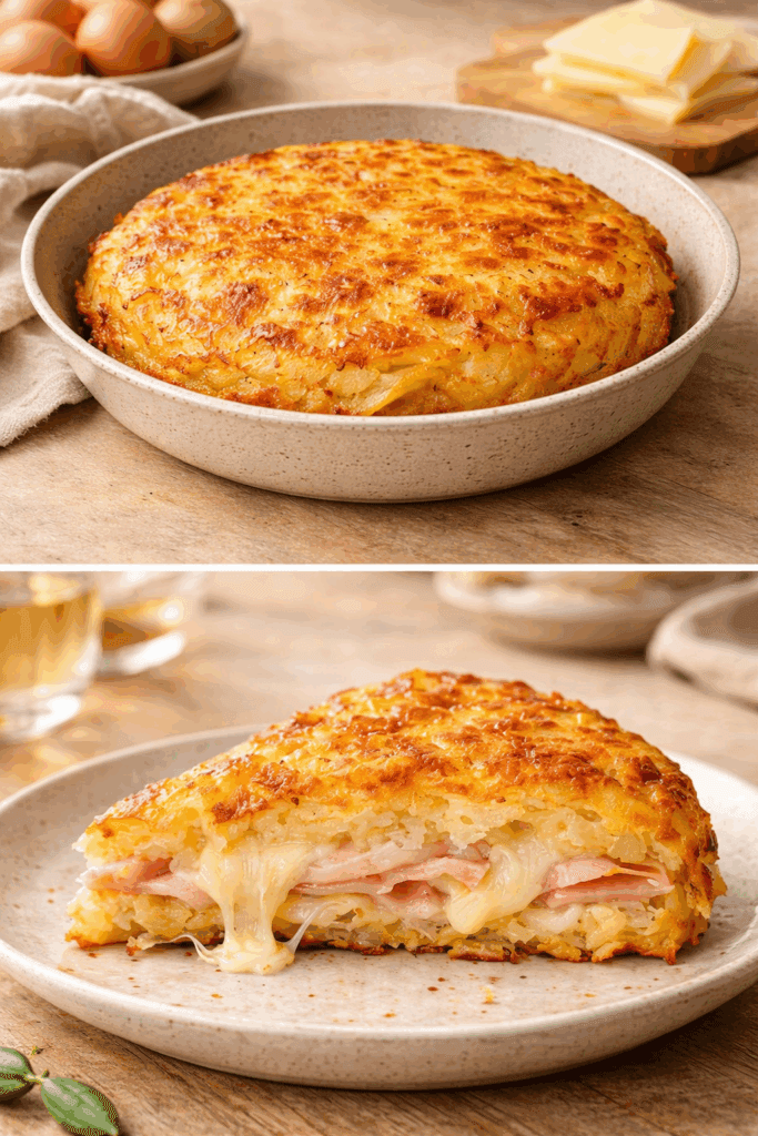 Pensavo di fare una cena arrangiata, invece questo tortino di patate in padella è venuto morbido dentro e crosticina dorata fuori: un capolavoro!