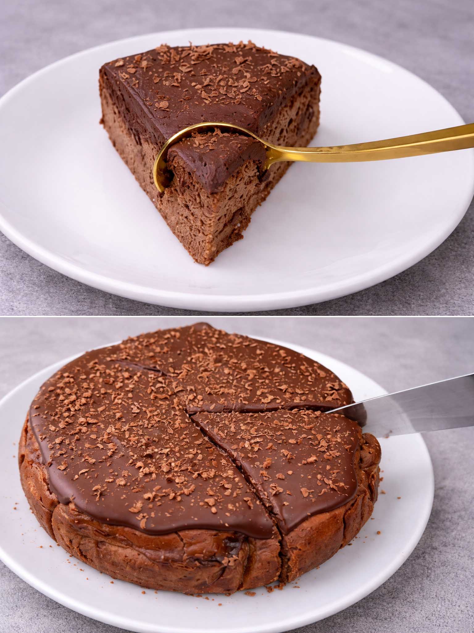Torta di ricotta, avena e cioccolato