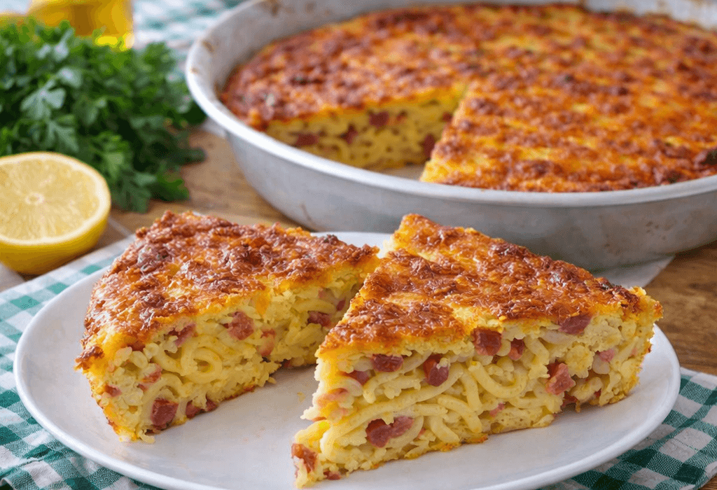 Pastiera di maccheroni al forno
