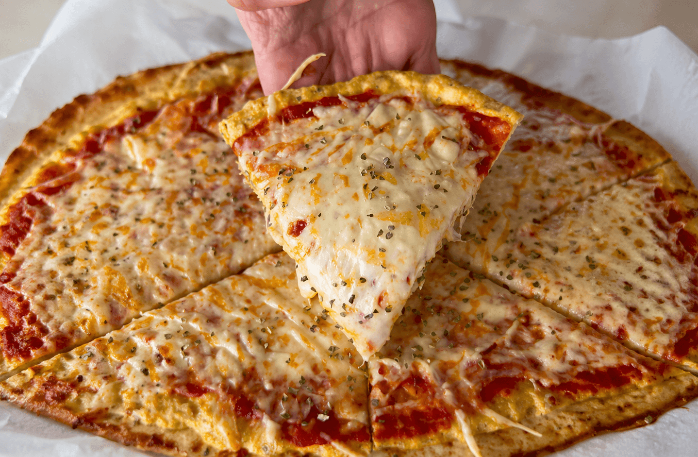 Pizza proteica