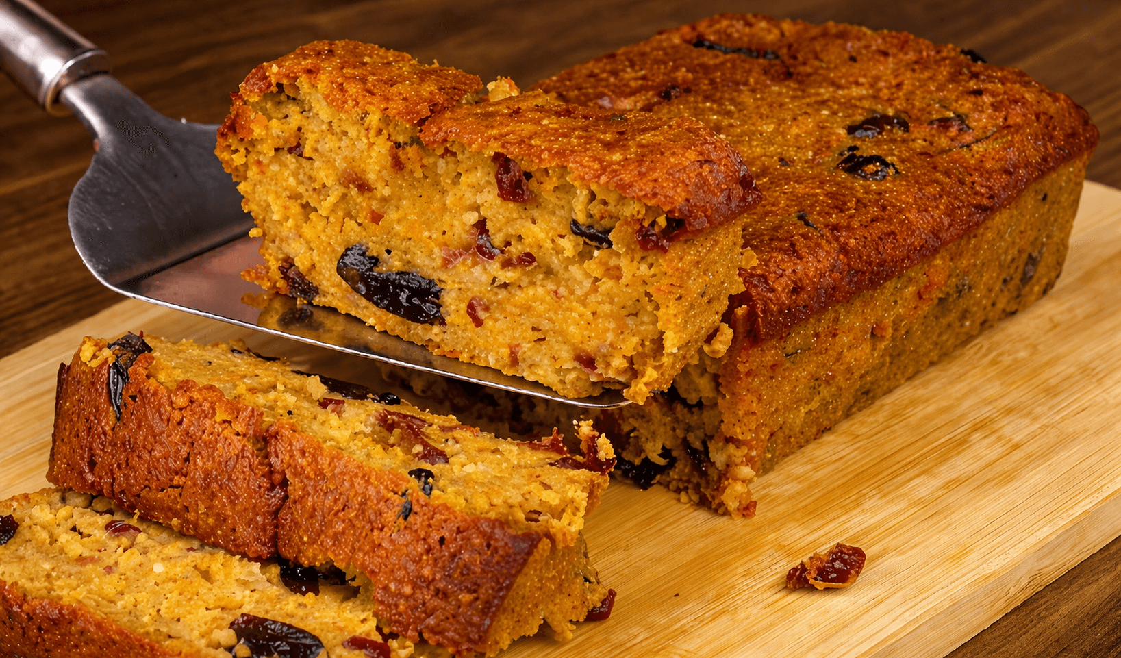 Plumcake di carote e frutta