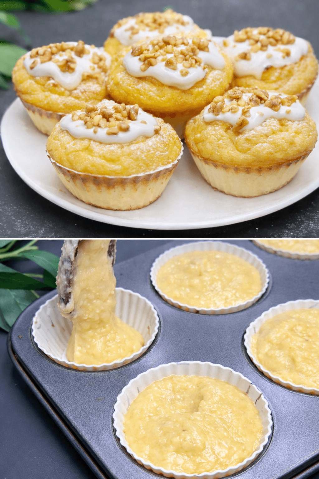Muffin cocco e banana
