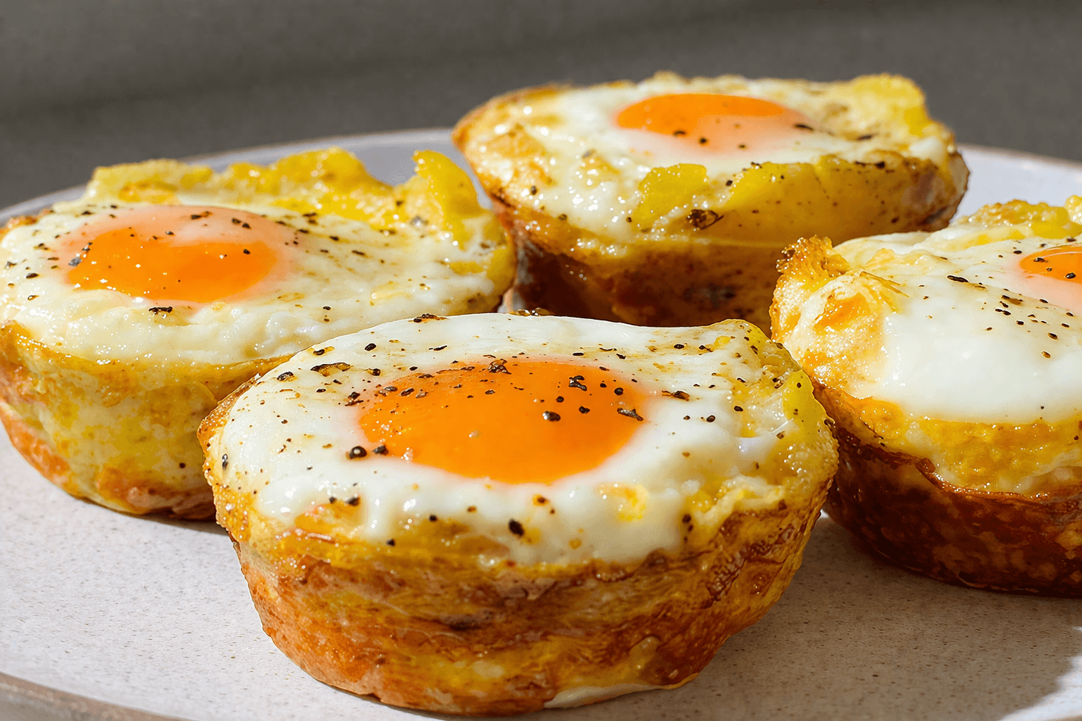 Muffin di patate e uova