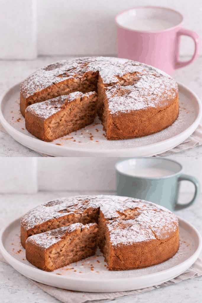 Devo smaltire le uova di Pasqua di mio figlio e inizio da questa torta leggera con poca farina e zero zucchero: non appesantisce e bilanciato bene il tutto!