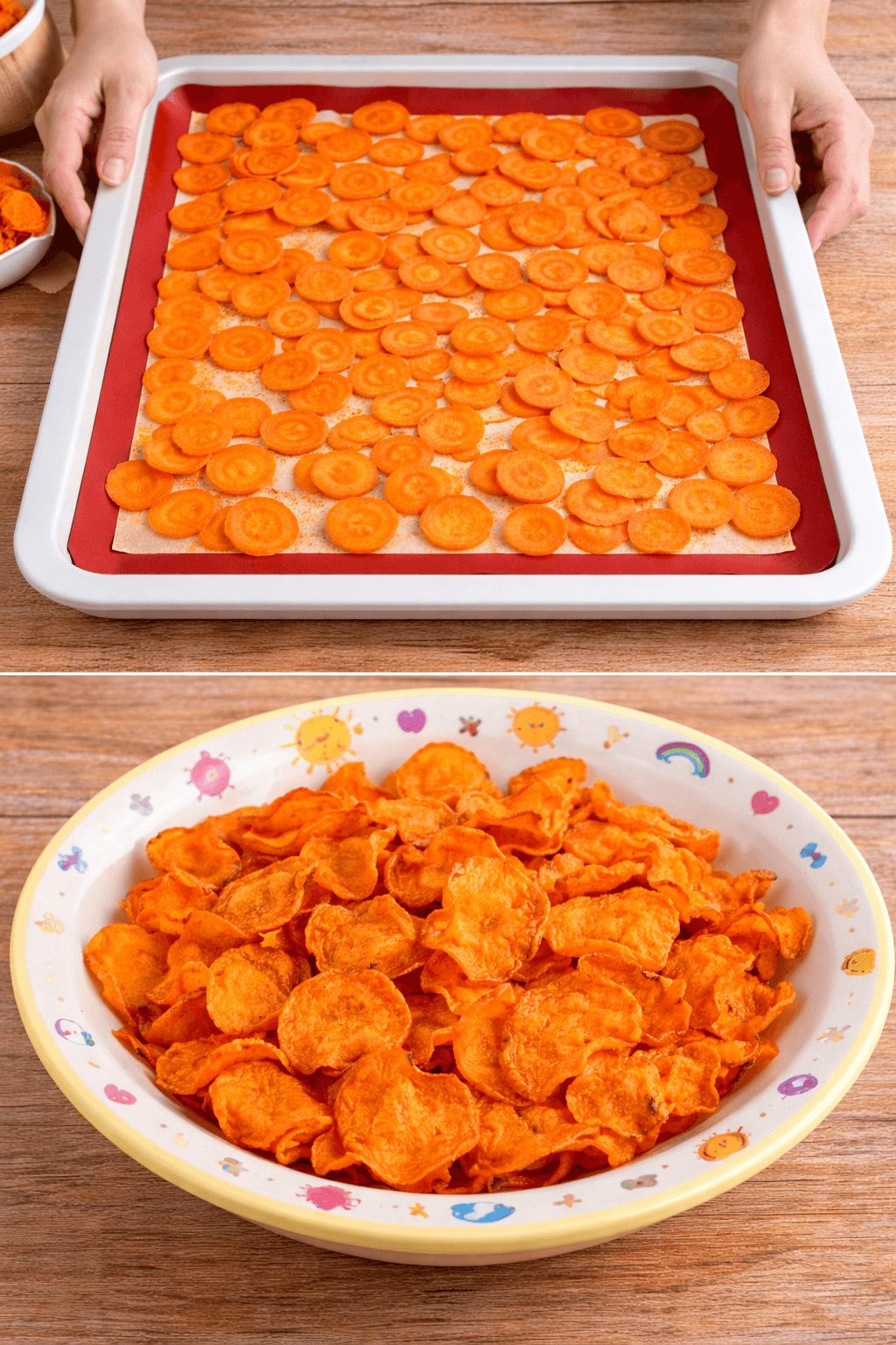 Chips di carote