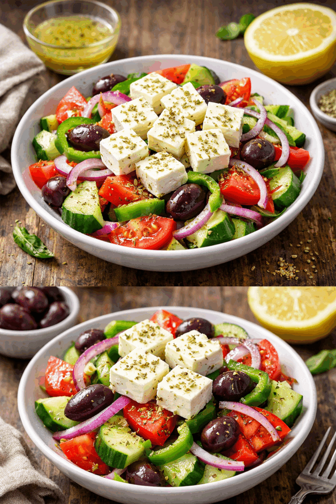 Perfetta insalata greca light: ingredienti e ricetta autentica ma leggera