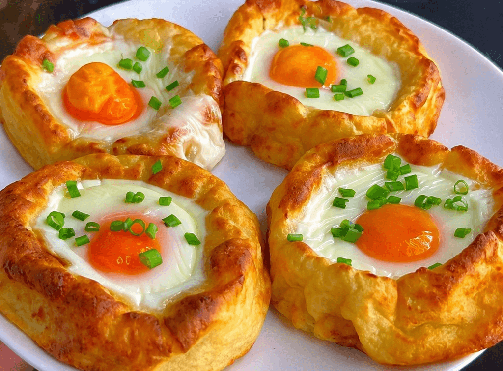 Nidi di patate e uova