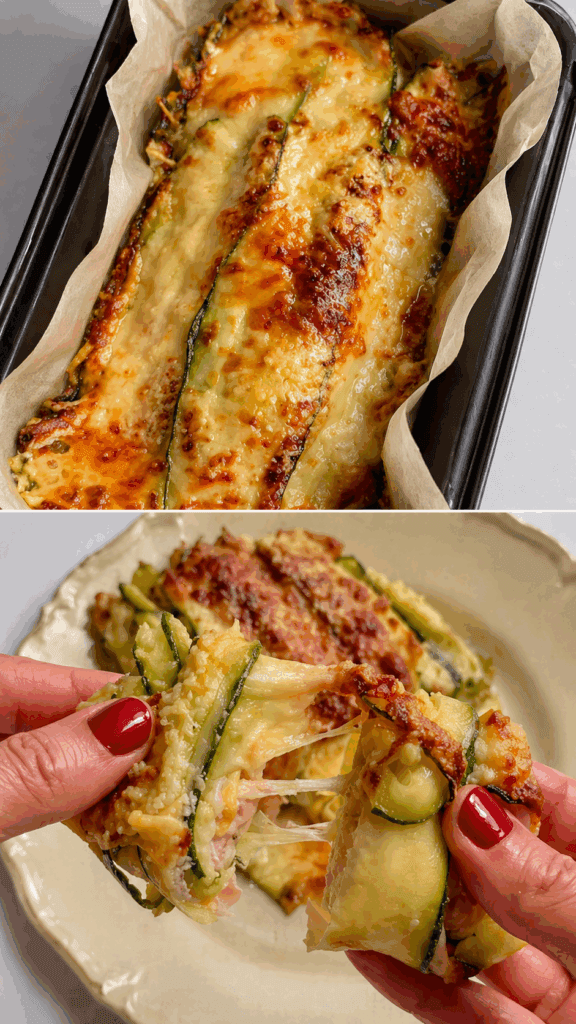 Lo sformatino di zucchine semplice e veloce che inforno con prosciutto e scamorza che fa impazzire per quella crosticina sopra: una ricetta pazzesca!