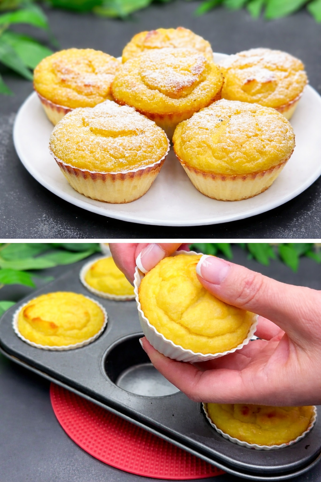 Muffin mandorle e mele