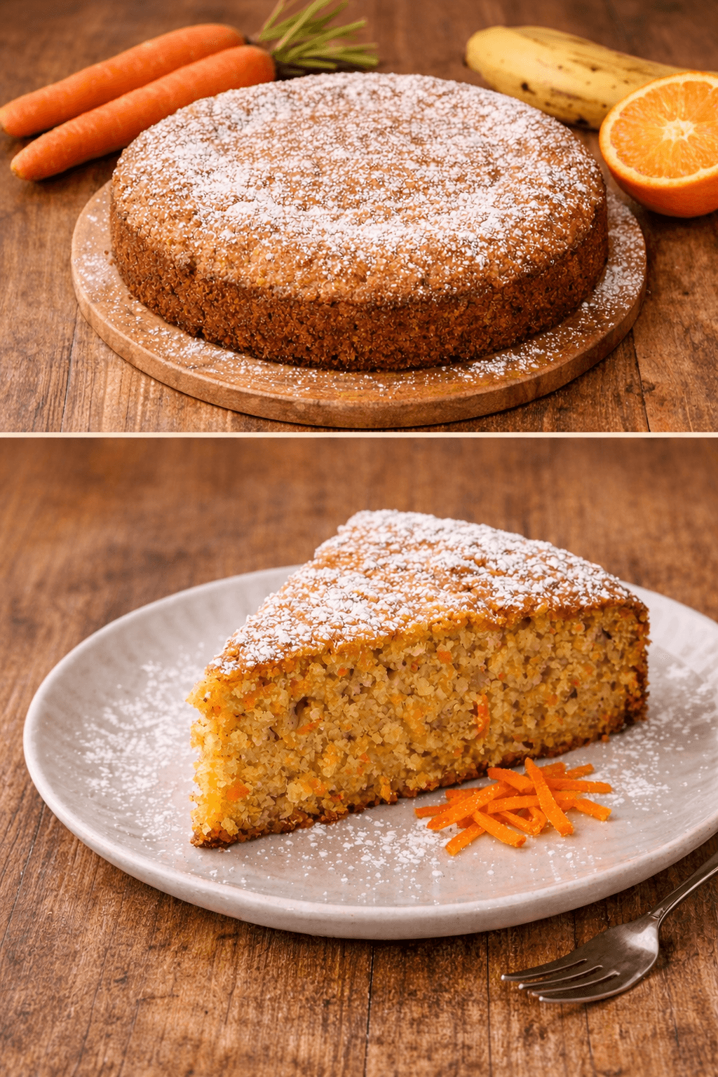 Torta di carote sofficissima