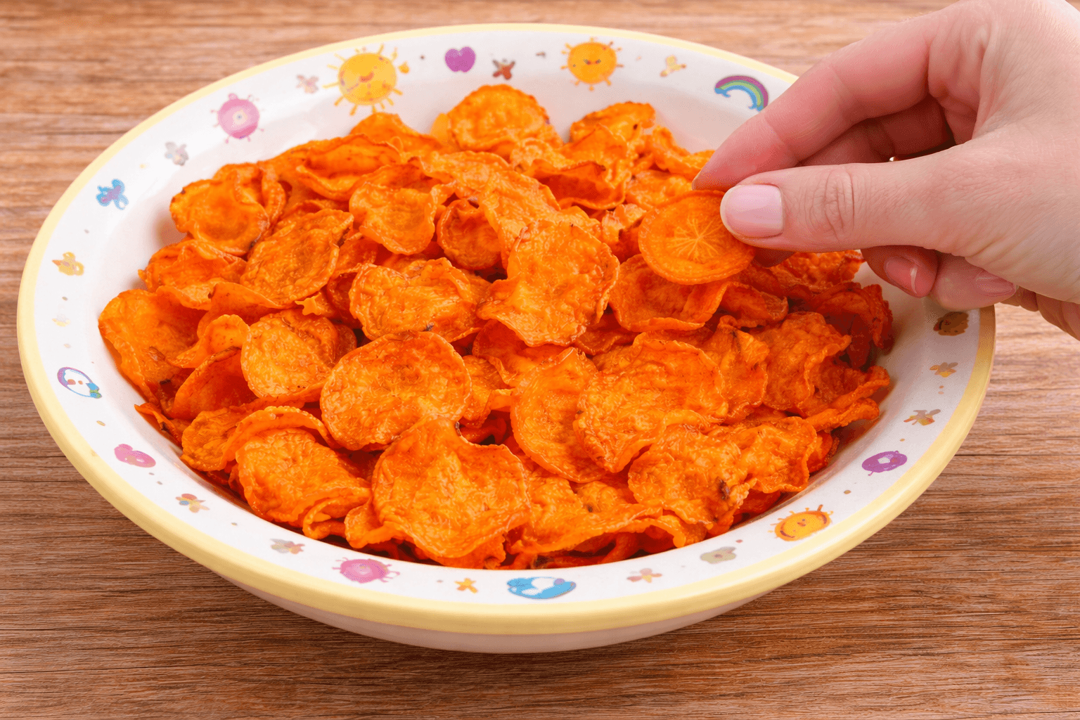 Chips di carote