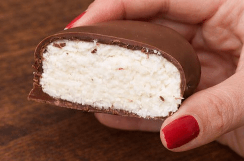 Gelato al cocco e cioccolato