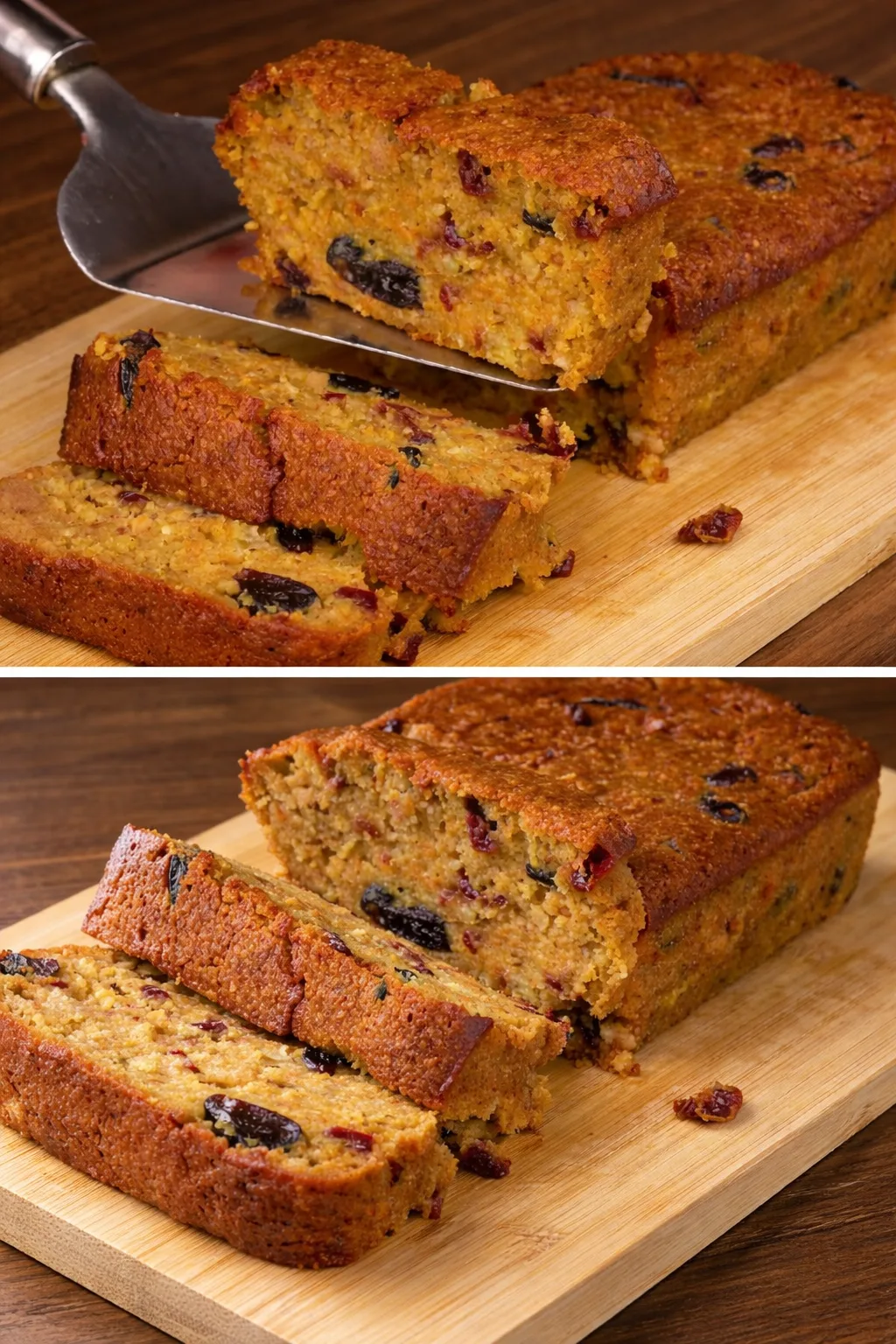 Plumcake di carote e frutta