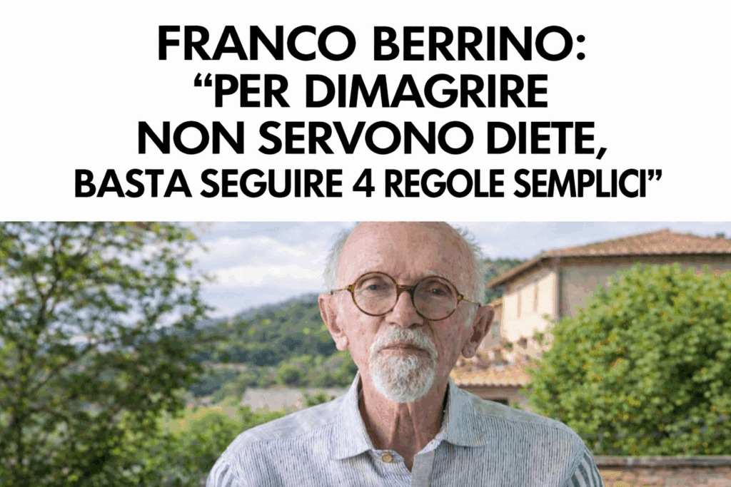 Le 4 regole di Franco Berrino per dimagrire: “smettila con le diete” e inizia a fare queste 4 cose ogni giorno!