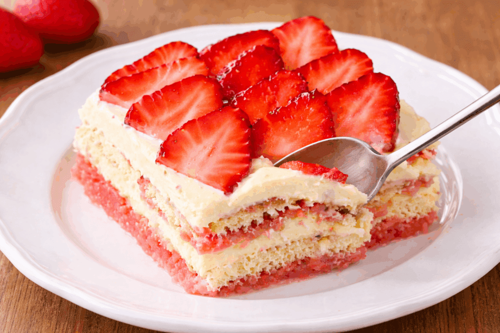 Mi andava il tiramisù e così stavolta l’ho fatto con le fragole, più leggero e sano perfetto per continuare la mia dieta in vista dell’estate!