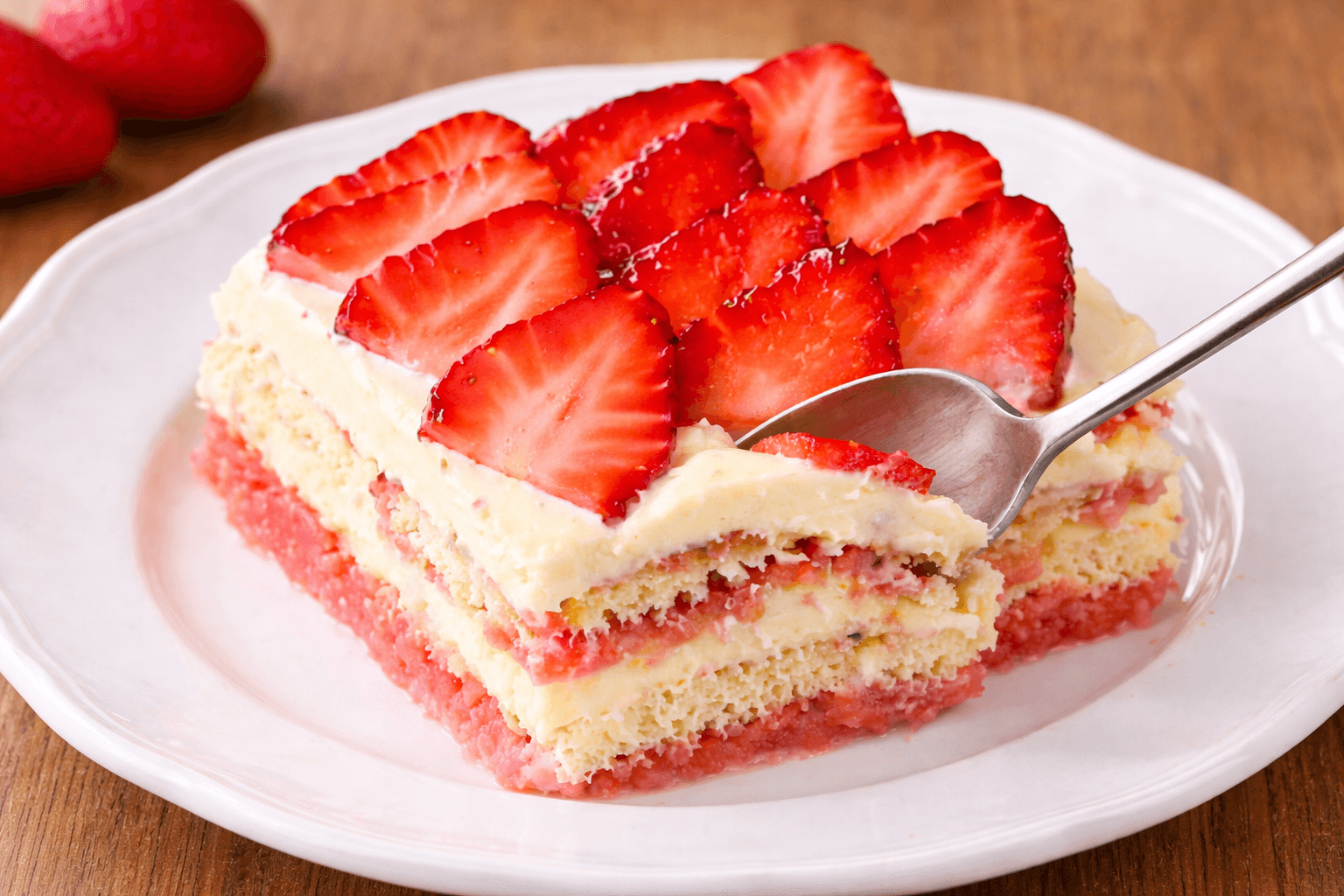 Tiramisù alle fragole light