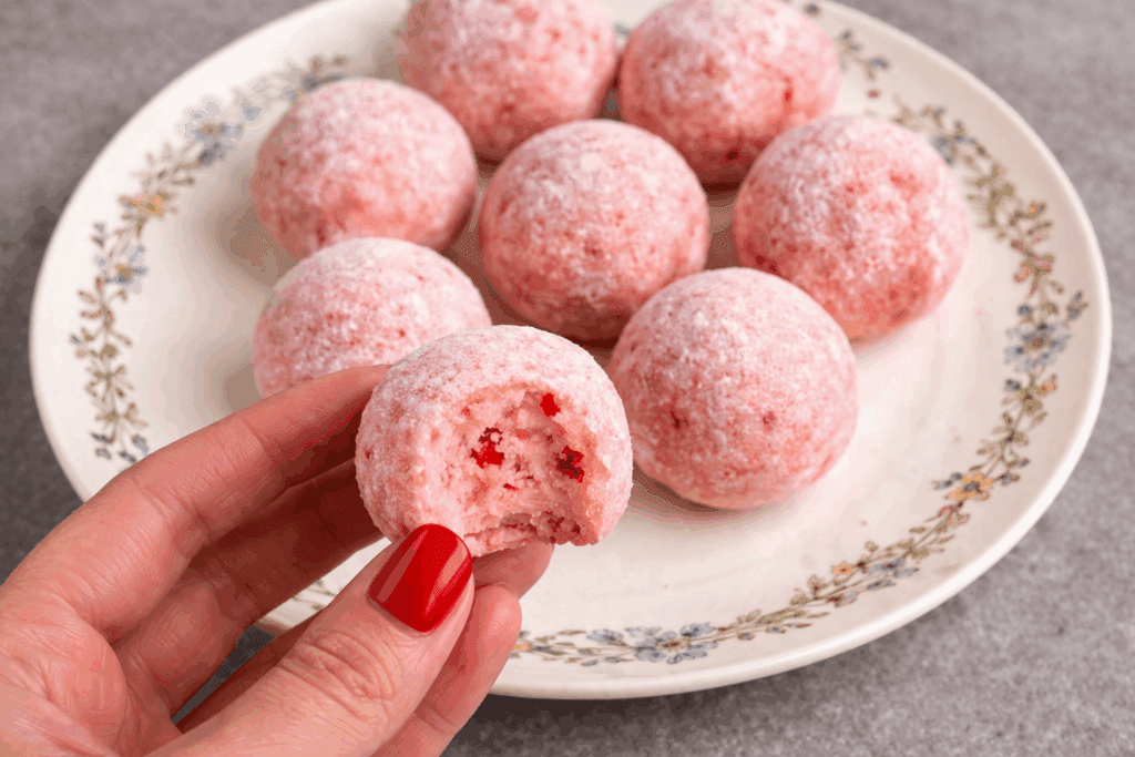 È iniziato il periodo delle fragole e ogni anno preparo questi tartufini light: si mangiano in un boccone e uno tira l’altro